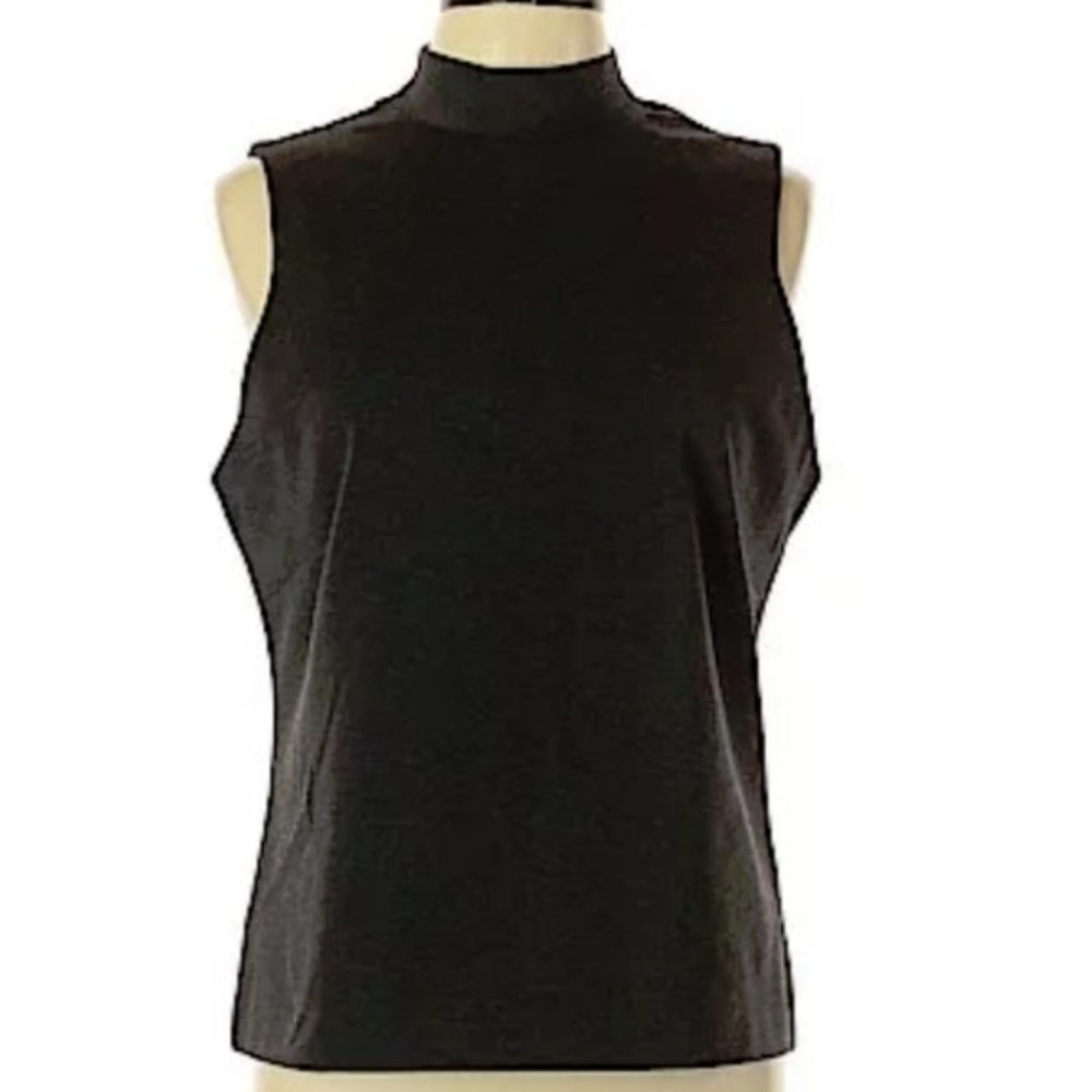 J. Crew 365 Grey Mockneck Tank Top